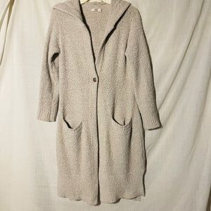 UGG Long Women’s Cardigan. Hood. Neutral. Size XS/S